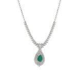 گردنبند زمرد کیاگوهر مدل Elysian Emerald