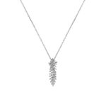 آویز جواهر کیاگوهر مدل Leaflight Elegance