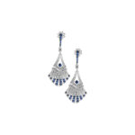 گوشواره یاقوت کیاگوهر مدل Royal Sapphire