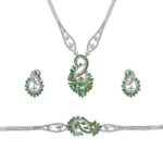 سرویس زمرد کیاگوهر مدل Emerald Enchant
