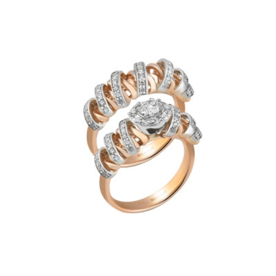 حلقه و پشت حلقه مدل Spiral de Lumière