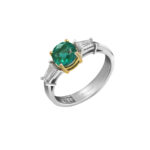 انگشتر زمرد کیاگوهر مدل Emerald Breath