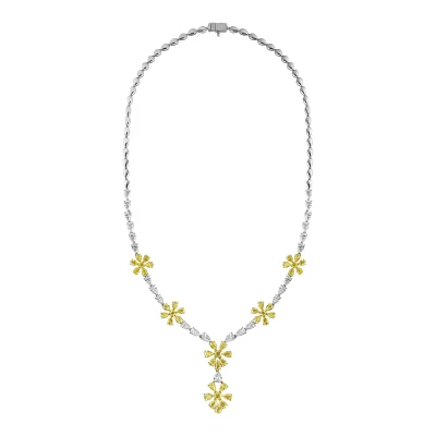 گردنبند Fancy color flower، کد 2314